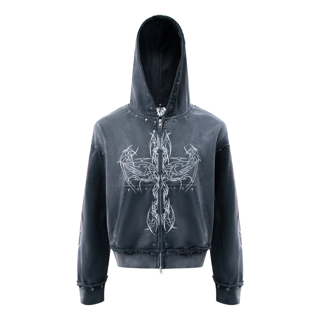 "DRKANGL" ZIP UP