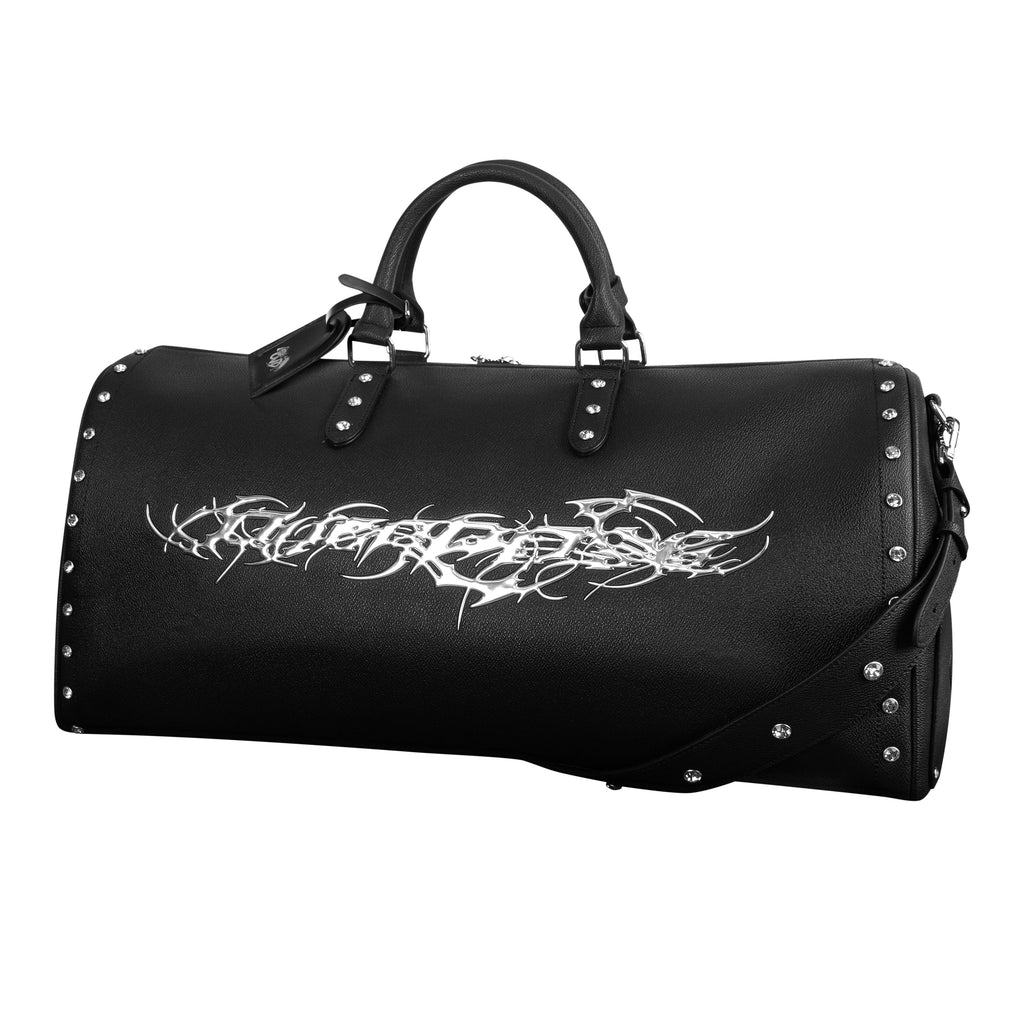 "TRIBAMETAL" LEATHER DUFFLE